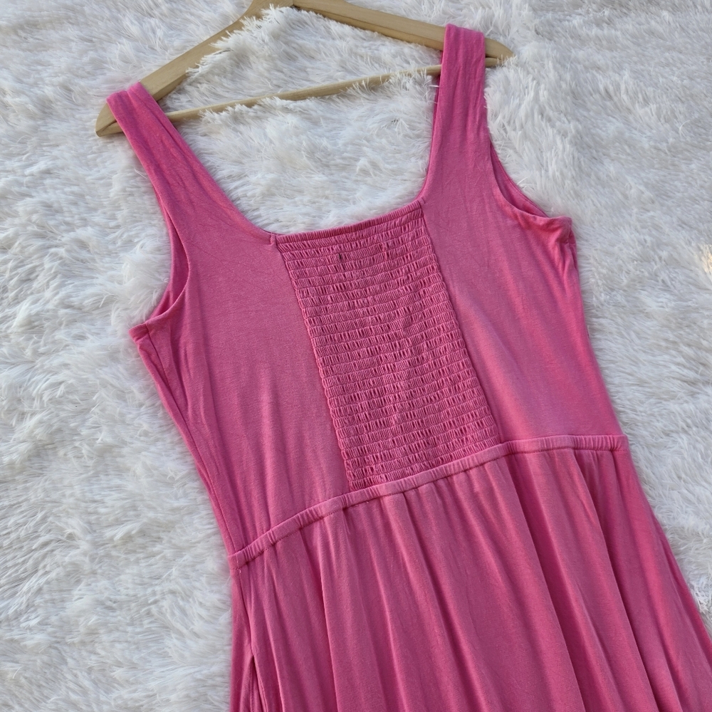 Jason Wu Barbie Pink Ruffle Hem Tiered Maxi Dress - Picture 7 of 8